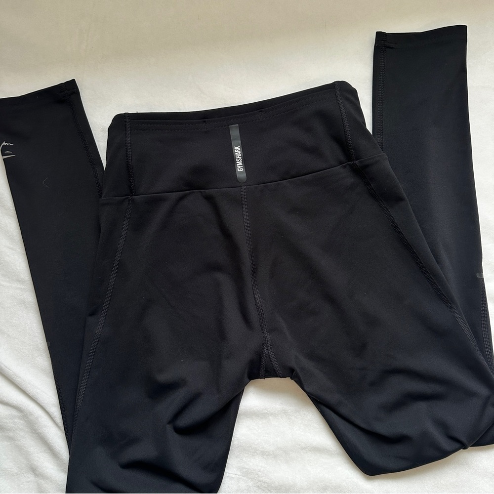 Gymshark Black High-Waist Leggings - Picture 3 of 10